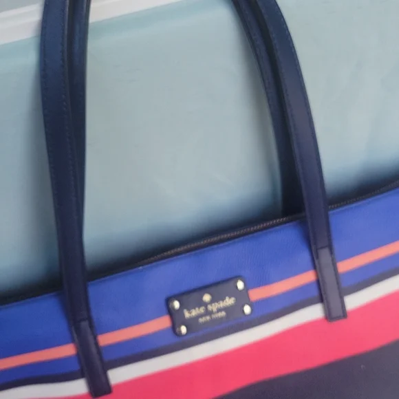 Kate Spade Laurel Way striped baby bag tote - Picture 6 of 13